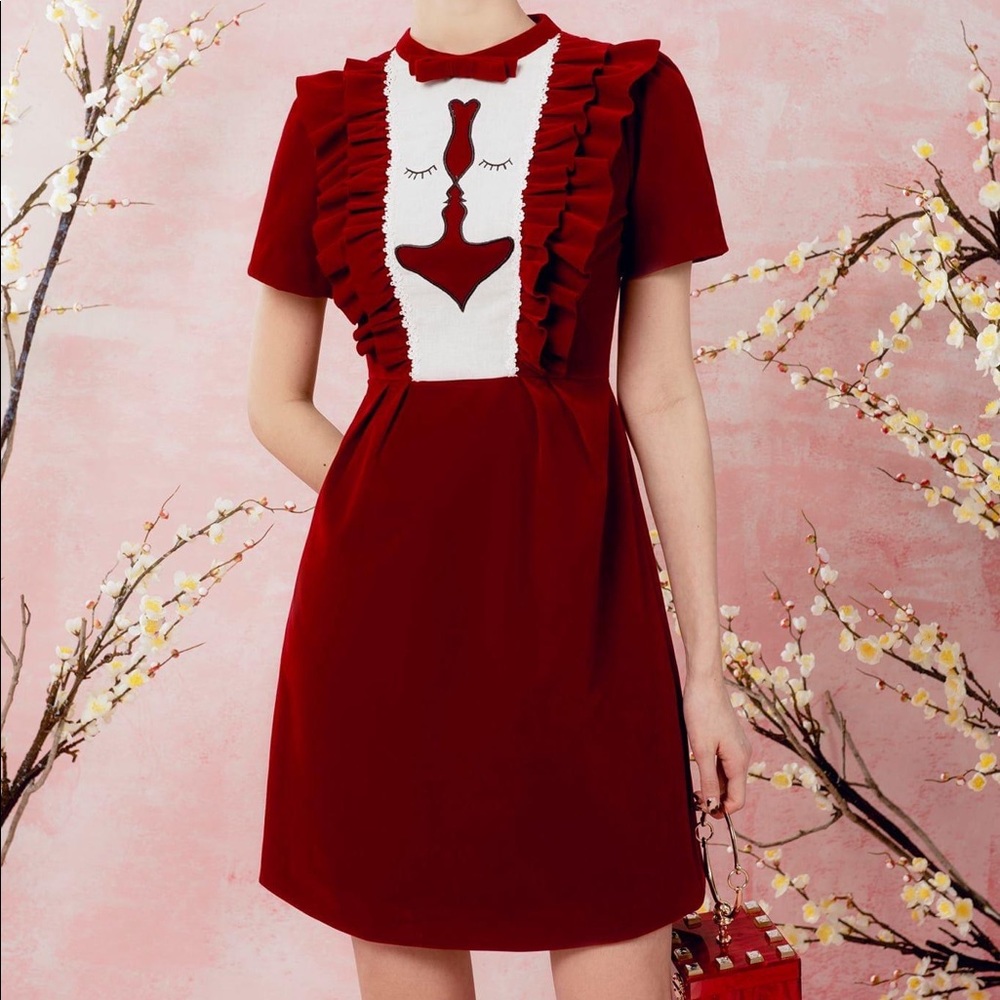 Brand new velvet dress
